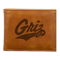 Brown Montana Grizzlies Billfold Wallet