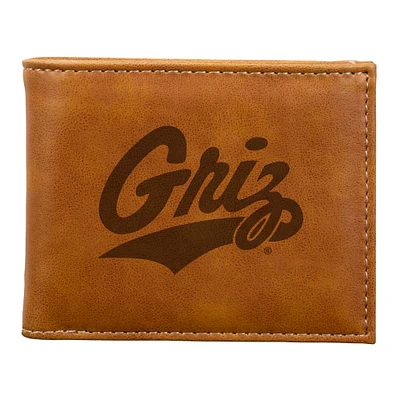 Brown Montana Grizzlies Billfold Wallet