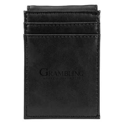 Black Grambling Tigers Front Pocket Wallet