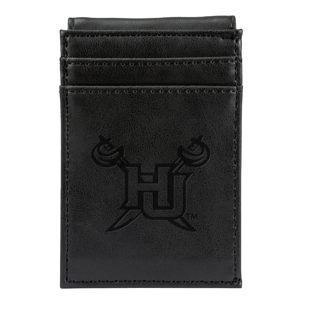 Black Hampton Pirates Front Pocket Wallet