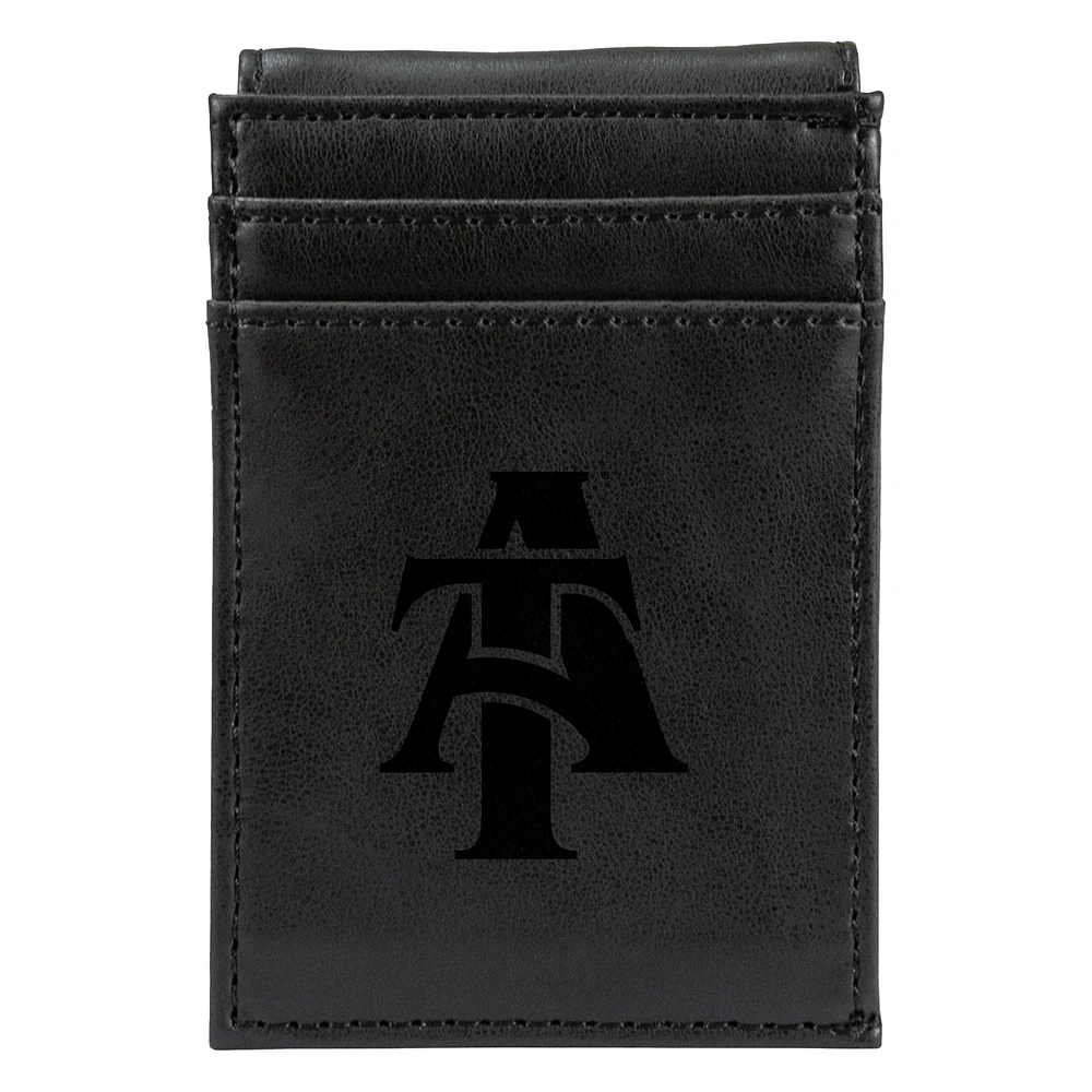 Black North Carolina A&T Aggies Front Pocket Wallet
