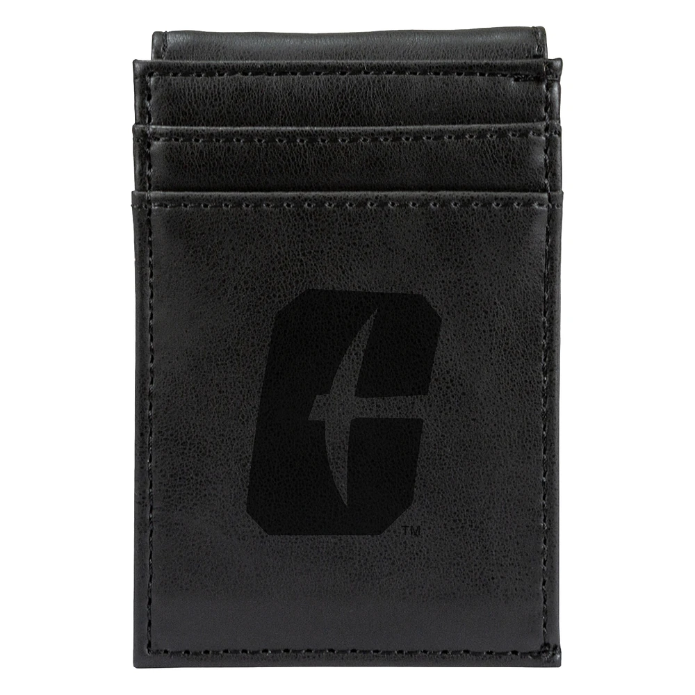 Black Charlotte 49ers Front Pocket Wallet