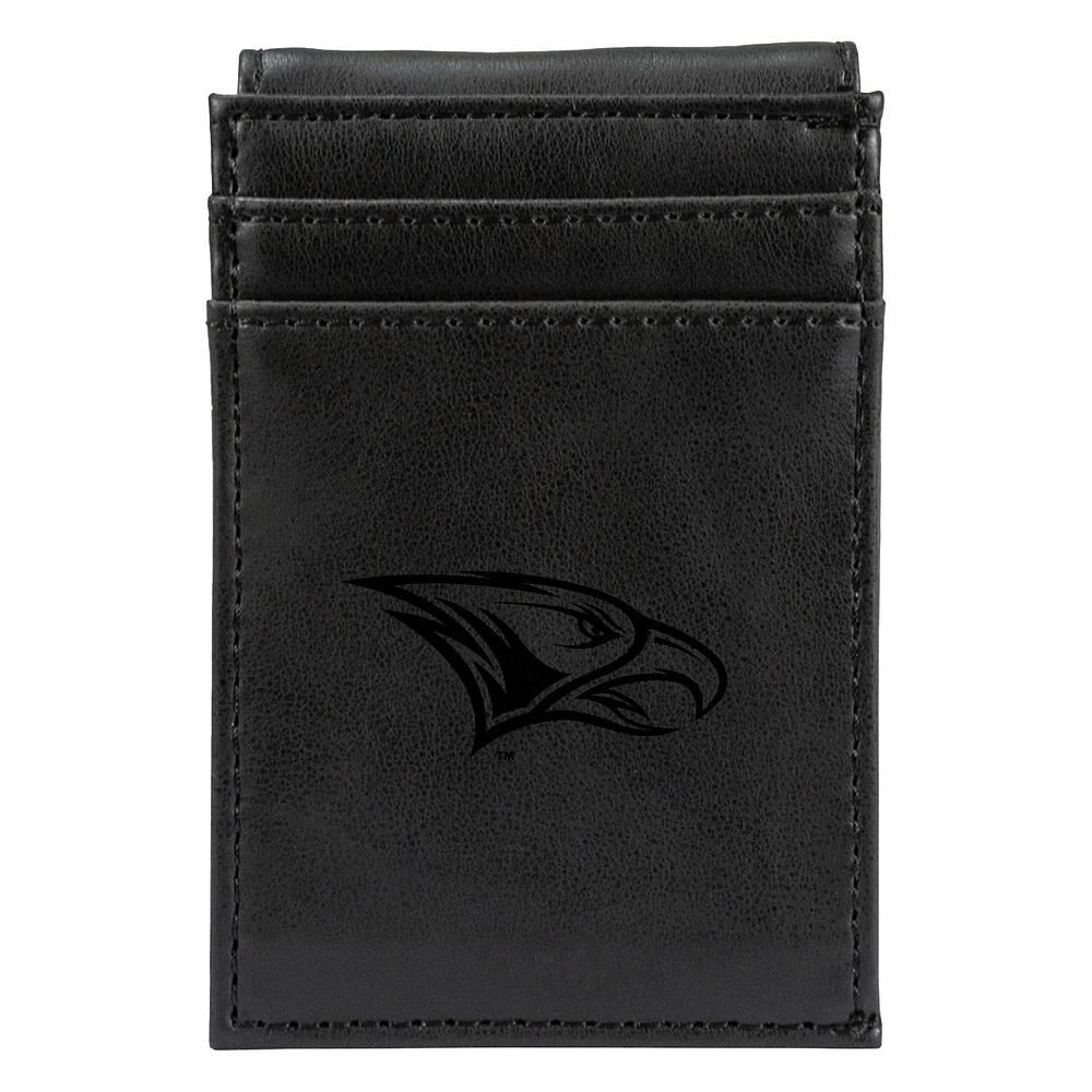 Black North Carolina Central Eagles Front Pocket Wallet