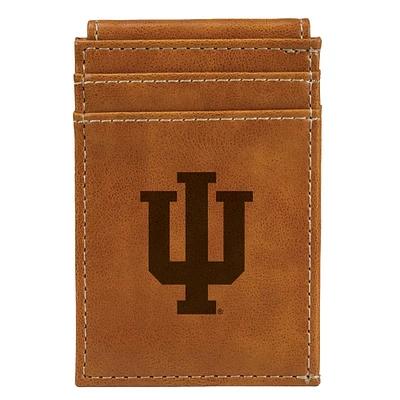 Brown Indiana Hoosiers Front Pocket Wallet