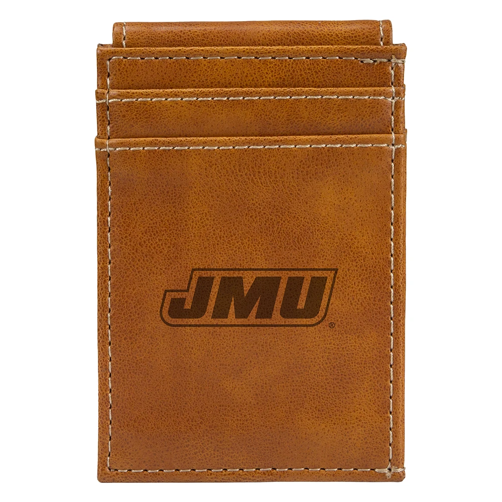 Brown James Madison Dukes Front Pocket Wallet