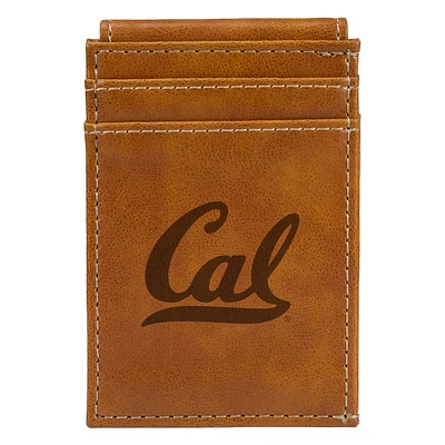 Brown Cal Bears Front Pocket Wallet