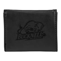 Black Bucknell Bison Trifold Wallet