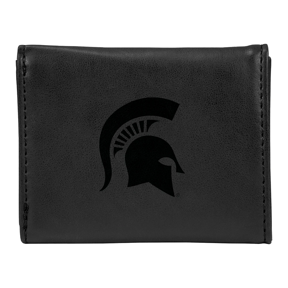 Black Michigan State Spartans Trifold Wallet