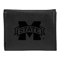 Black Mississippi State Bulldogs Trifold Wallet