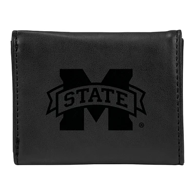 Black Mississippi State Bulldogs Trifold Wallet