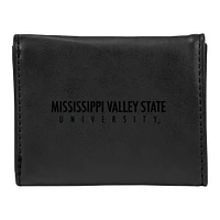 Black Mississippi Valley State Delta Devils Trifold Wallet