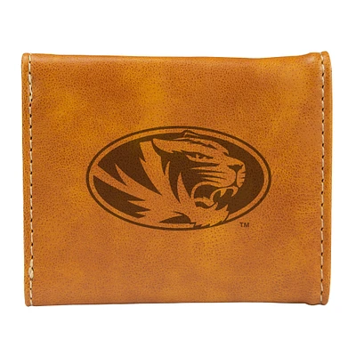 Brown Missouri Tigers Trifold Wallet