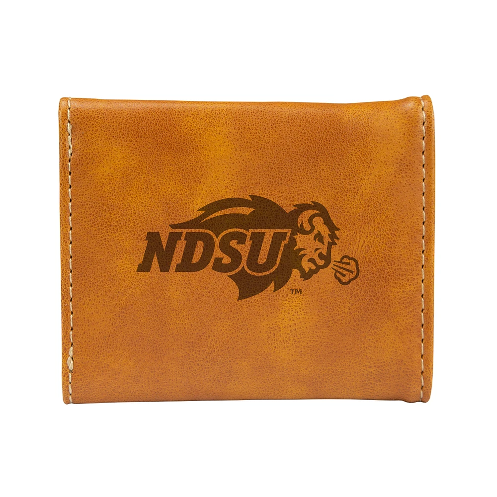 Brown NDSU Bison Trifold Wallet
