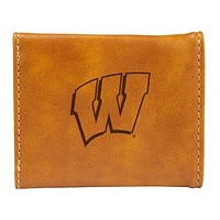 Brown Wisconsin Badgers Trifold Wallet