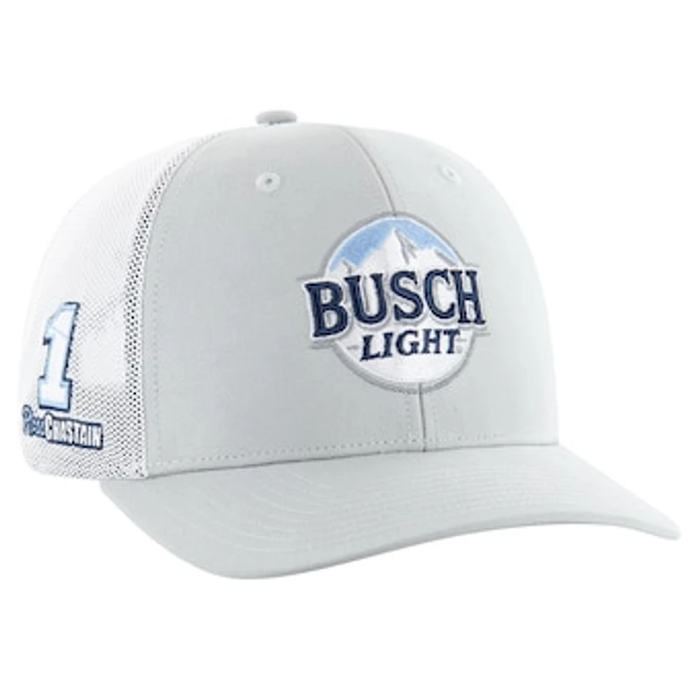 Men's '47  Gray Ross Chastain Busch Light Four Hit Trucker Adjustable Hat