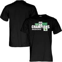 Men's Blue 84 Black Oregon Ducks 2024 Pac-12 Basketball Conference Tournament Champions Locker Room T-Shirt