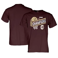 Unisex Blue 84  Maroon Charleston Cougars 2024 CAA Men's Basketball Conference Tournament Champions Locker Room T-Shirt