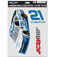 WinCraft Austin Hill 3-Pack Multi-Use Decal Set