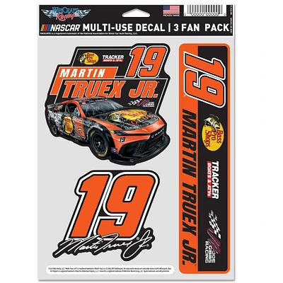 WinCraft Martin Truex Jr 3-Pack Multi-Use Decal Set