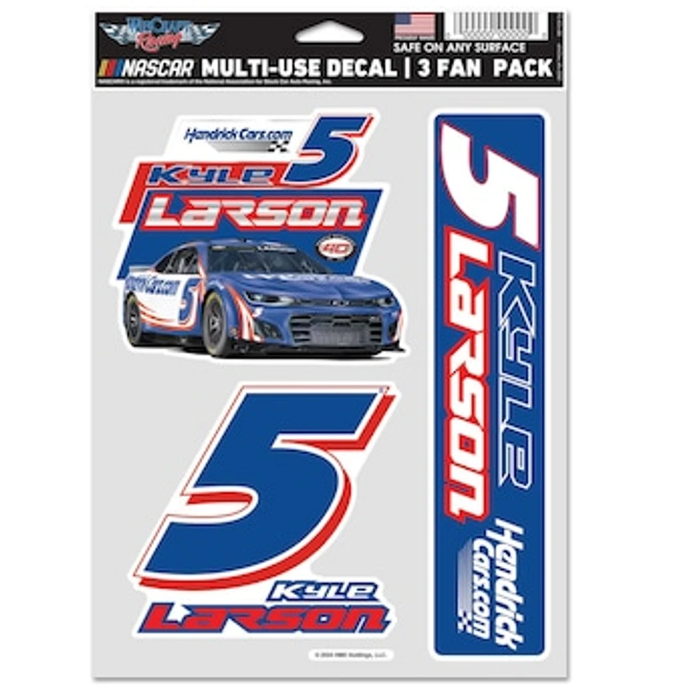 WinCraft Kyle Larson 3-Pack Multi-Use Decal Set