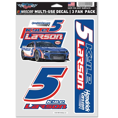 WinCraft Kyle Larson 3-Pack Multi-Use Decal Set