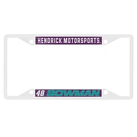 WinCraft Alex Bowman Laser Cut Metal License Plate Frame