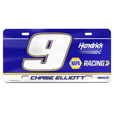 WinCraft Chase Elliott Acrylic License Plate