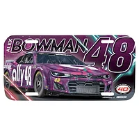 WinCraft Alex Bowman Ally Plastic License Plate