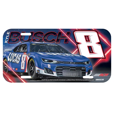 WinCraft Kyle Busch Lucas Plastic License Plate