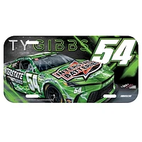 WinCraft Ty Gibbs Interstate Batteries Plastic License Plate