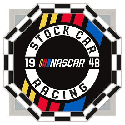 WinCraft NASCAR Checkered Octagon Collector Pin