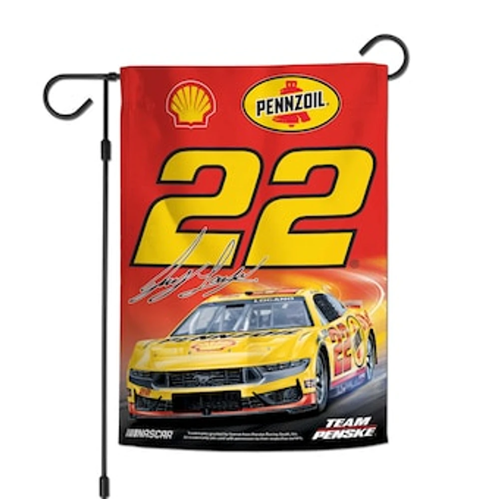 WinCraft Joey Logano 12" x 18" Double-Sided Garden Flag