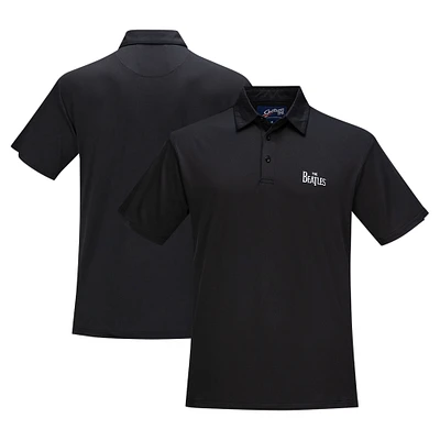 Men's Section 119 Black The Beatles Band Logo Polo