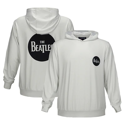 Unisex White The Beatles Classic Logo UPF 50 Pullover Hoodie