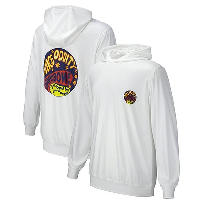 Unisex White David Bowie Space Oddity Pullover Hoodie