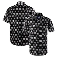 Men's Section 119 Black Pink Floyd Division Bell Button-Down Shirt