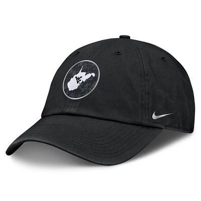 Men's Nike Black West Virginia Mountaineers Alternate Club Adjustable Hat