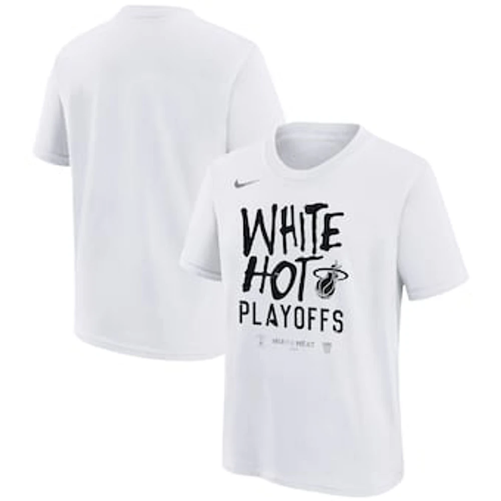 Unisex Nike  White Miami Heat 2024 NBA Playoffs Mantra T-Shirt