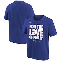 Unisex Nike  Blue Philadelphia 76ers 2024 NBA Playoffs Mantra T-Shirt