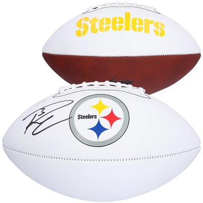 Russell Wilson Pittsburgh Steelers Autographed Franklin White Panel Football