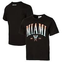 Men's Black Inter Miami CF  Gradient Heavy Relaxed T-Shirt