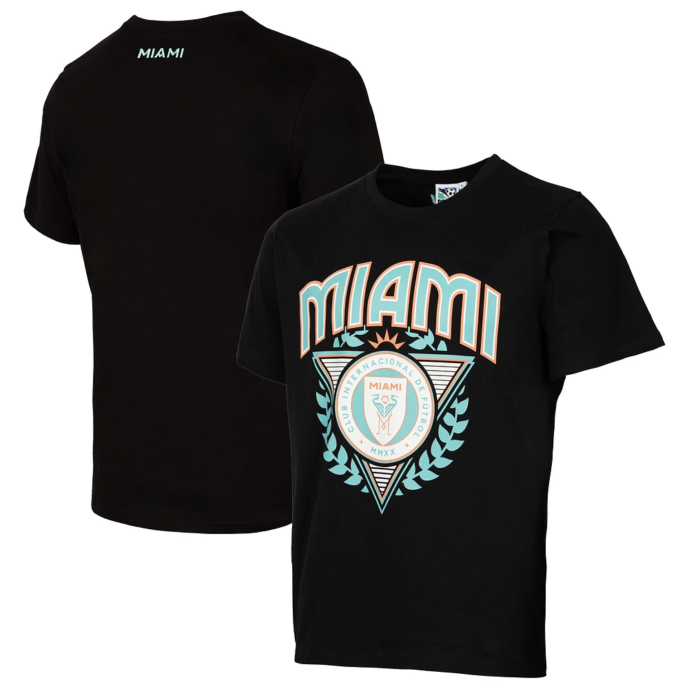 Men's Black Inter Miami CF  Heavy Relaxed T-Shirt