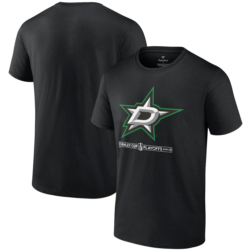 Men's  Black Dallas Stars 2024 Stanley Cup Playoffs Breakout T-Shirt