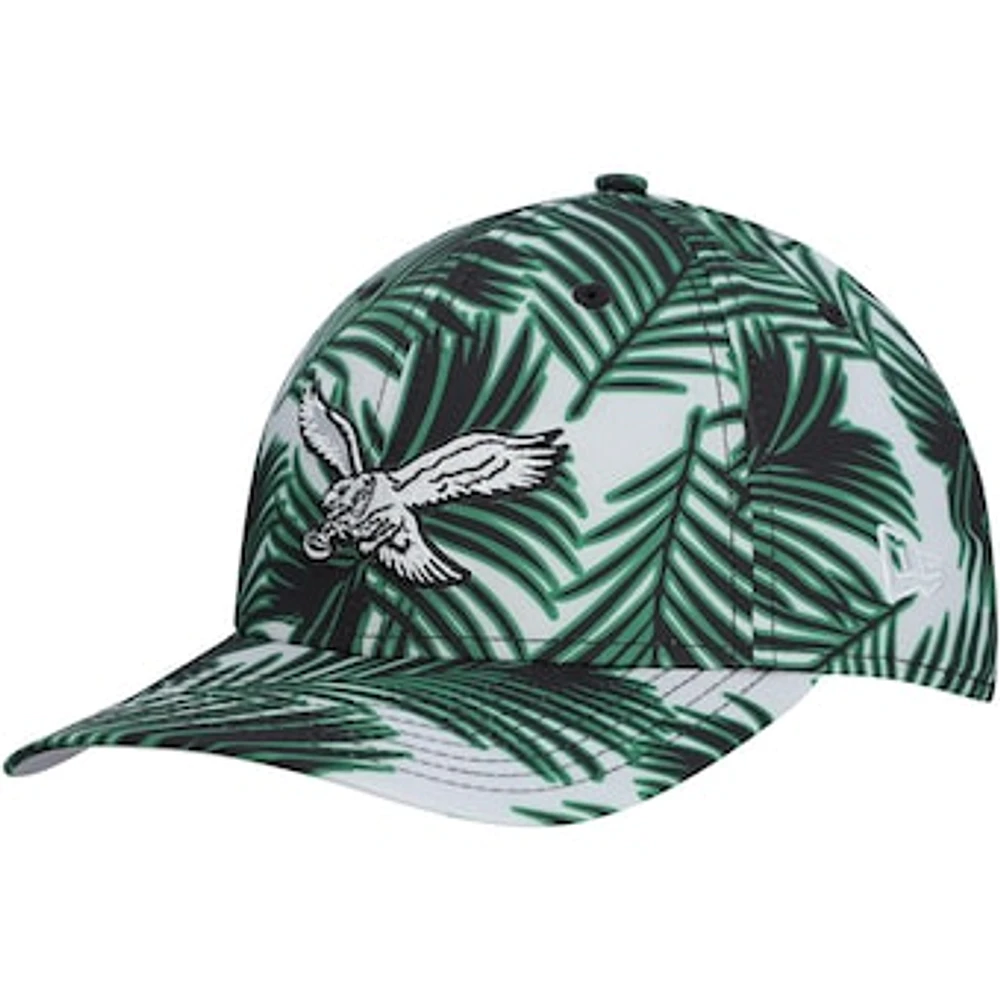 Men's New Era Gray Philadelphia Eagles Palms 39THIRTY Flex Hat