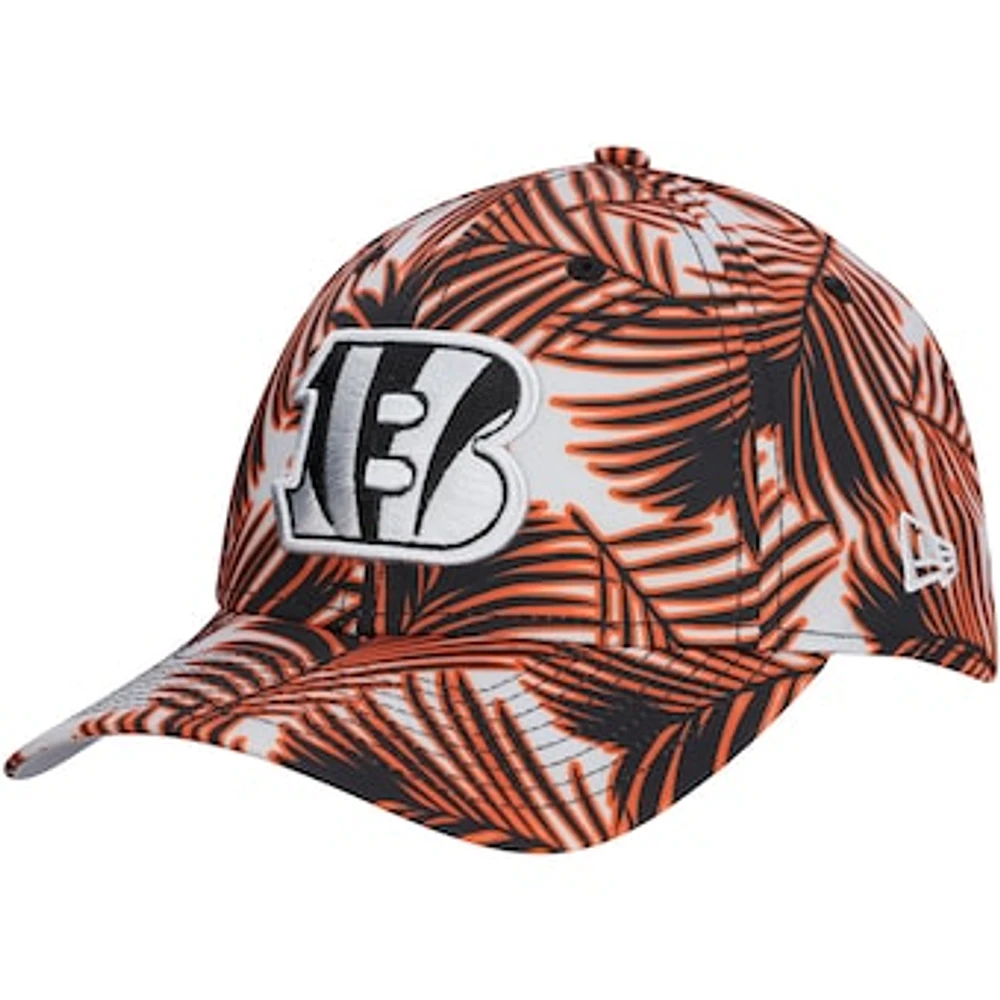 Men's New Era Gray Cincinnati Bengals Palms 39THIRTY Flex Hat