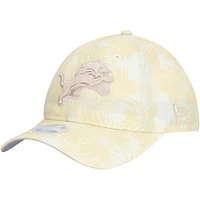 Women's New Era Cream Detroit Lions Frond 9TWENTY Adjustable Hat