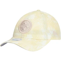 Women's New Era Cream Pittsburgh Steelers Frond 9TWENTY Adjustable Hat