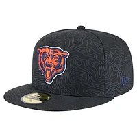 Men's New Era Black Chicago Bears Geo 59FIFTY Fitted Hat