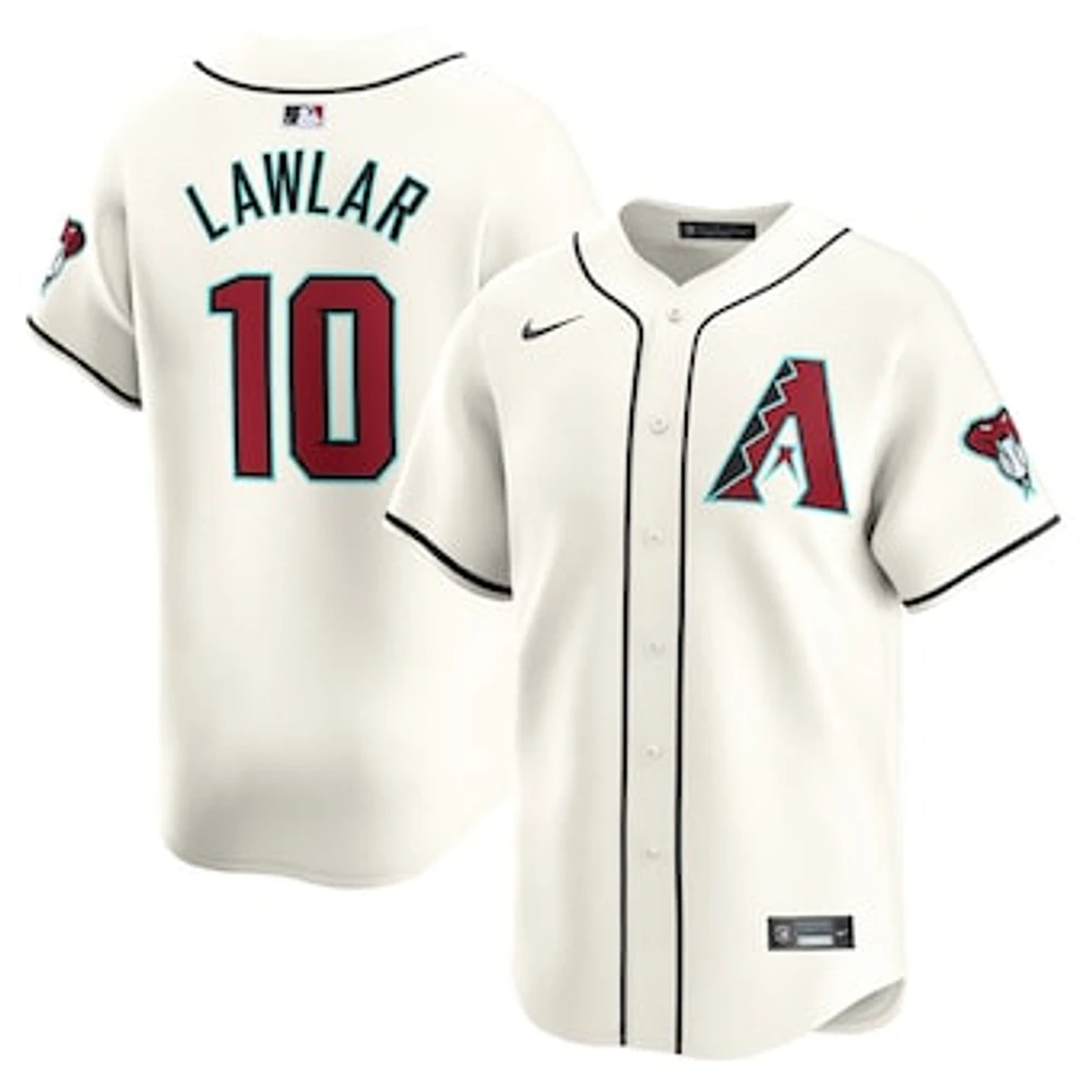 Men's Nike Jordan Lawlar White Arizona Diamondbacks Home Limited Player Jersey