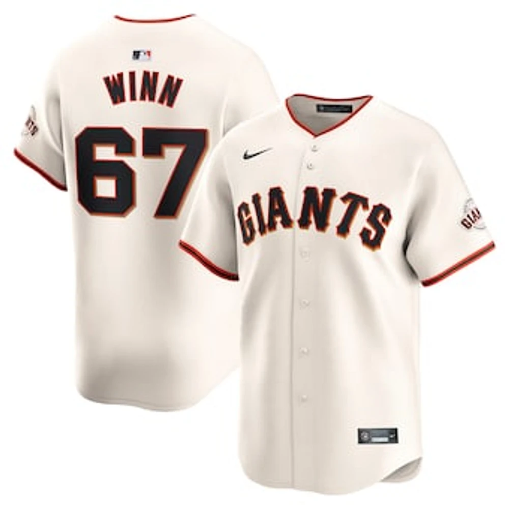 Men's Nike Keaton Winn Cream San Francisco Giants Home Limited Player Jersey